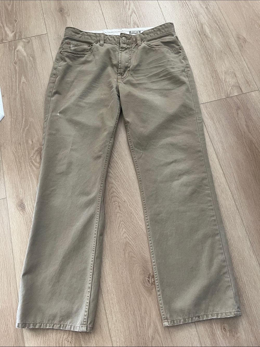 Polo Ralph Lauren Relaxed distressed Fit Men's Jeans in tan